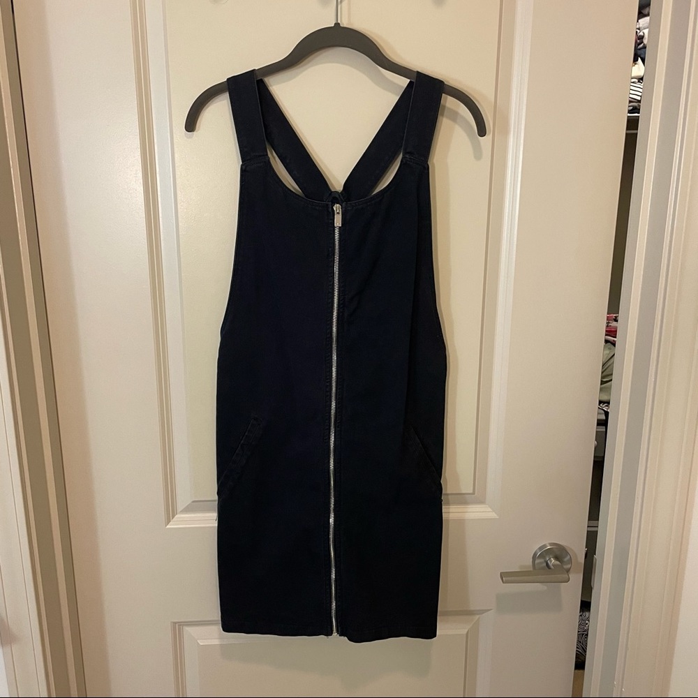 Zip up Jumper Overall Dress